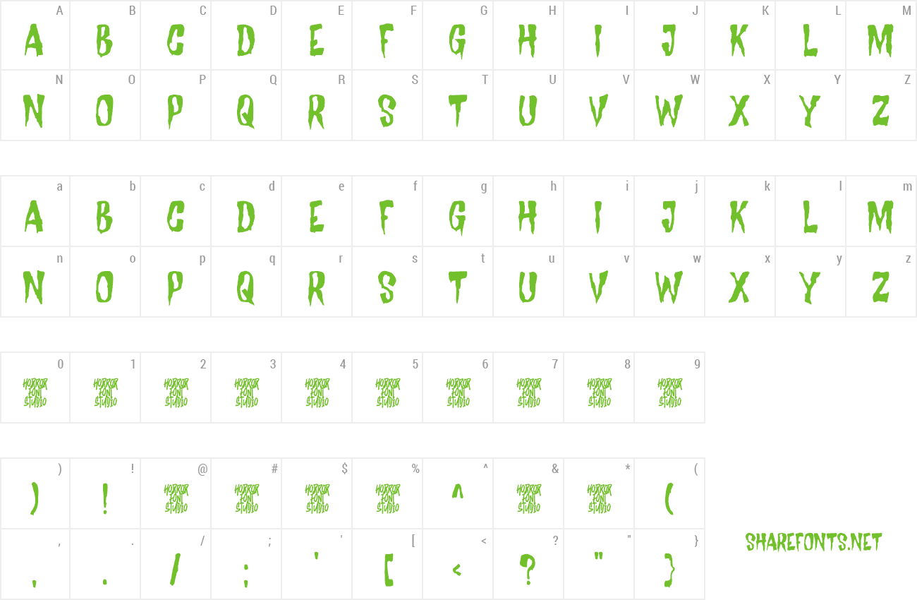 Font Mystique Darkness preview